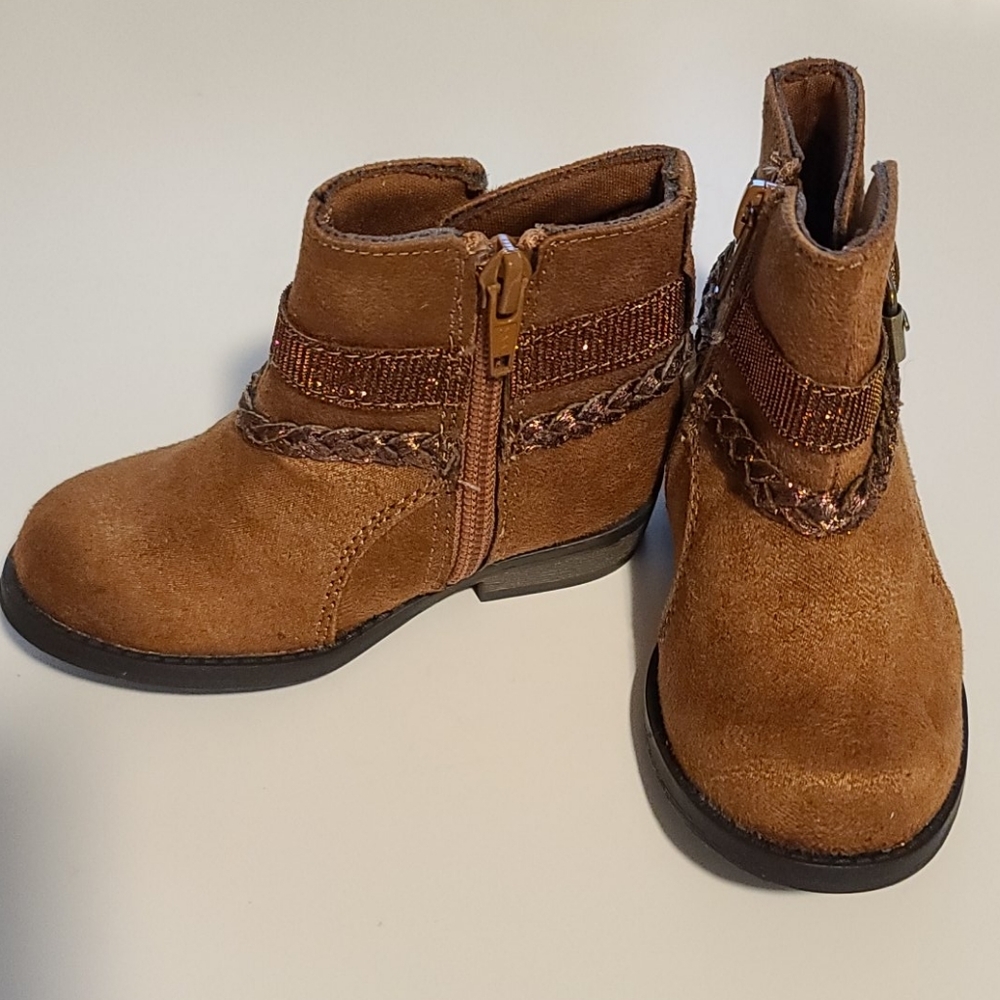 Austin Trading Co. Girls' Toddler Zip-up Boots (KS1)